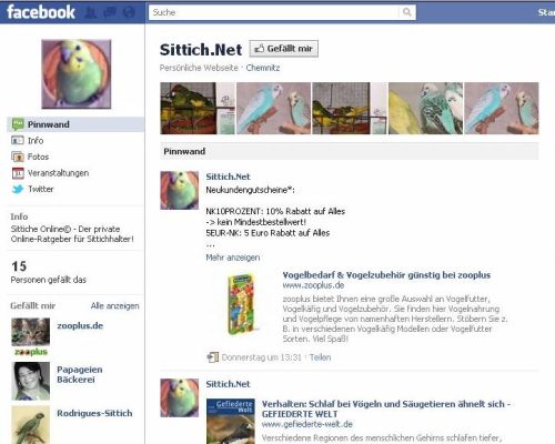 Sittich.Net - Facebook Sittich.Net - Facebook